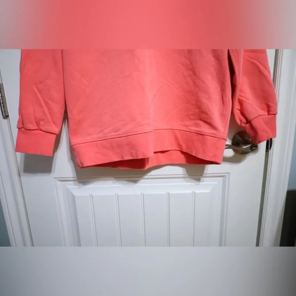 Lululemon Perfectly Oversized Crew Raspberry Cream Womens Size 4 - Picture 4 of 8